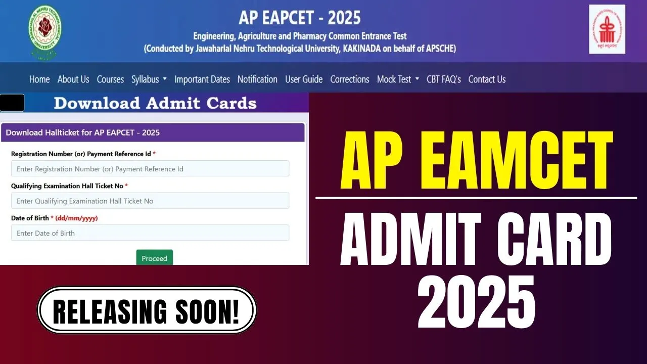 AP EAMCET Admit Card 2025