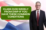 Claim £108 Weekly from DWP