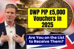 DWP PIP £5,000 Vouchers in 2025