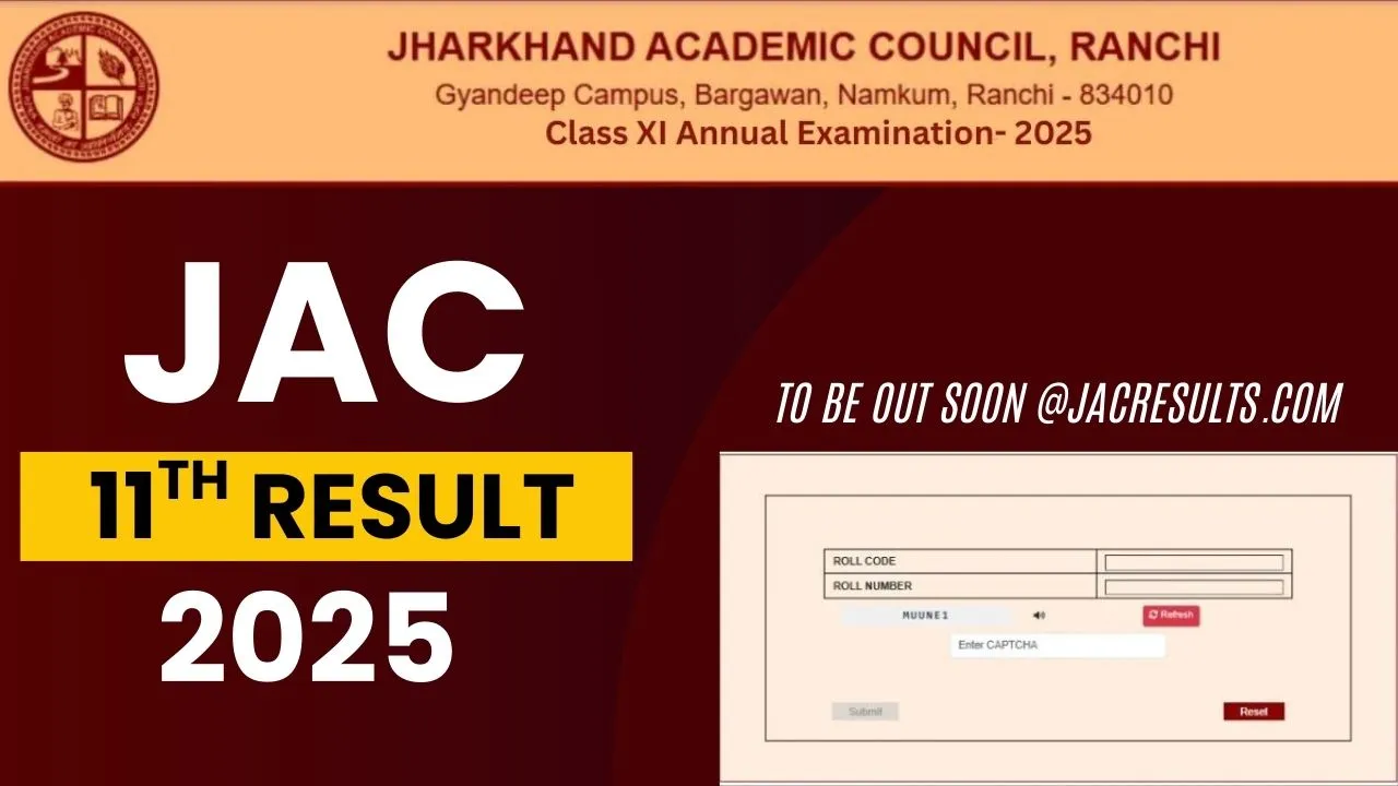 JAC 11th Result 2025