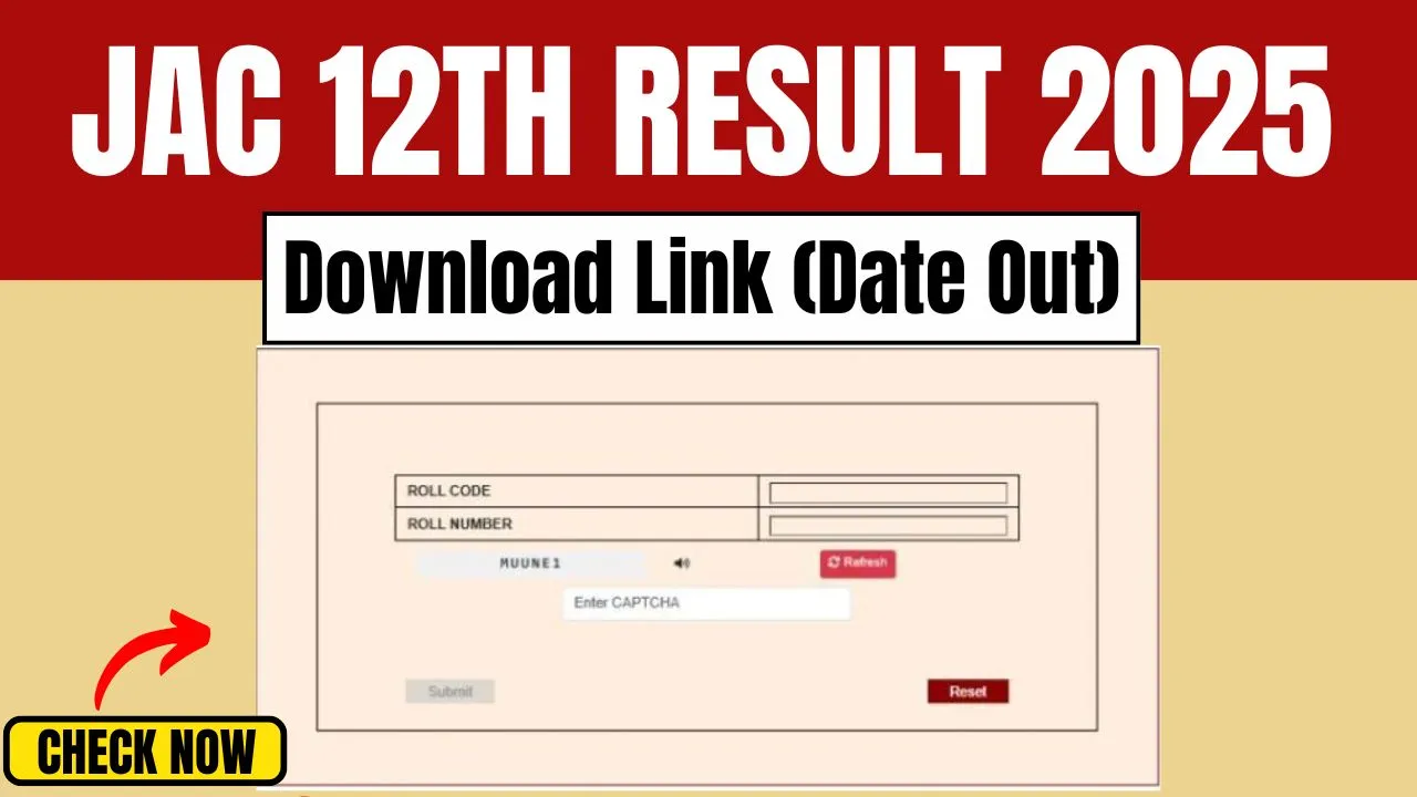 JAC 12th Result 2025