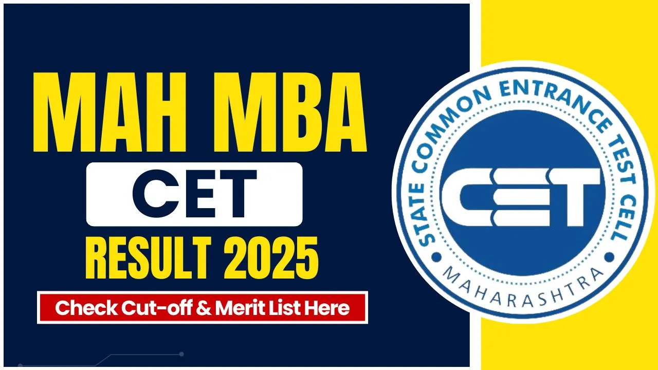 MAH MBA CET Result 2025