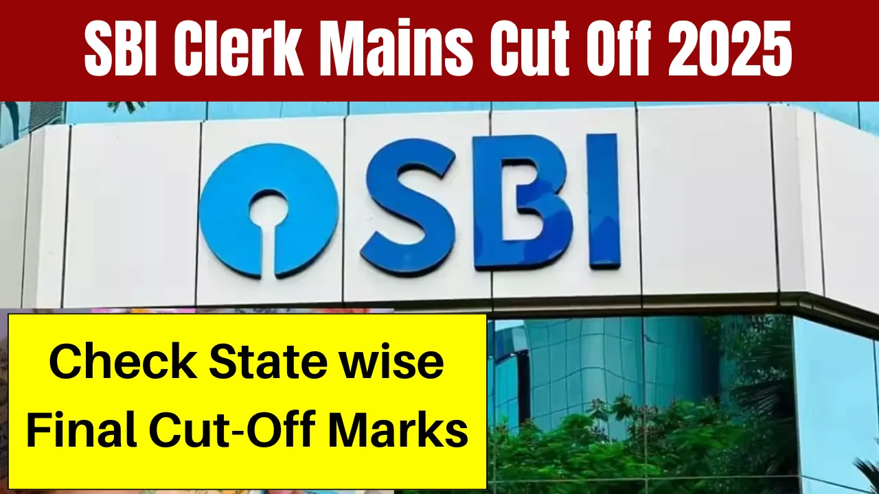 SBI Clerk Mains Cut Off 2025